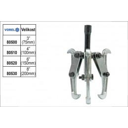 Stahovák VOREL 3-ramenný 100mm