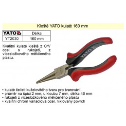 Kleště  YATO kulaté 160mm